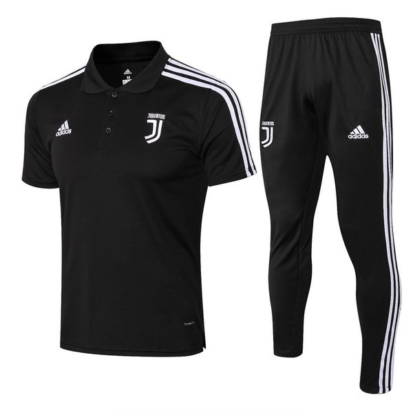 Polo Juventus Conjunto Completo 2018/19 Negro